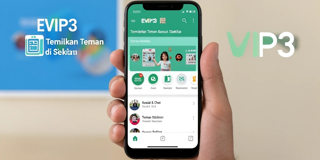 Antarmuka EVIP3 yang sederhana dan fungsional untuk Teman Sekitar.