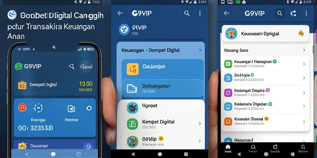 Antarmuka G9VIP yang menarik dan fungsional.