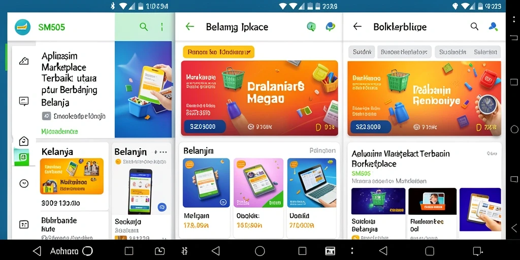 Tampilan antarmuka SM605 yang ramah pengguna dan menarik.