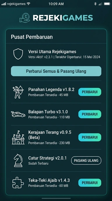 Riwayat versi terbaru rejekigames untuk pengguna Android